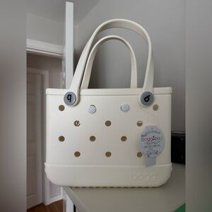 BOGG BAG Cream Tote 
(Size: Bitty Bogg)